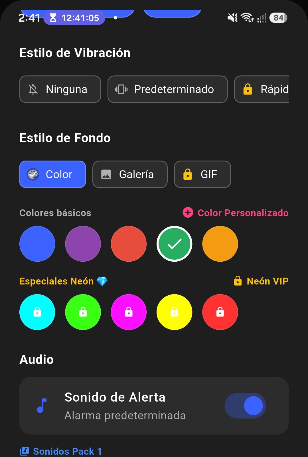 Screen Notify — captura 3